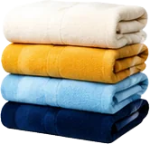 Folded, freshly laundered towels